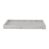 Bloomingville Majsa decoratieplateau 35x35 cm, White marble< Decoratieve Accessoires|Decoratieve Dienbladen
