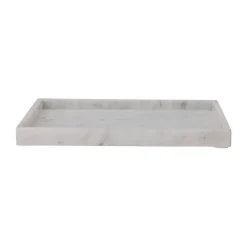 Bloomingville Majsa decoratieplateau 35x35 cm, White marble< Decoratieve Accessoires|Decoratieve Dienbladen