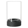Villeroy & Boch Manufacture Rock Home Hurricane waxinelichtjeshouder S, Zwart< Kaarsenhouders & Kaarsenborden