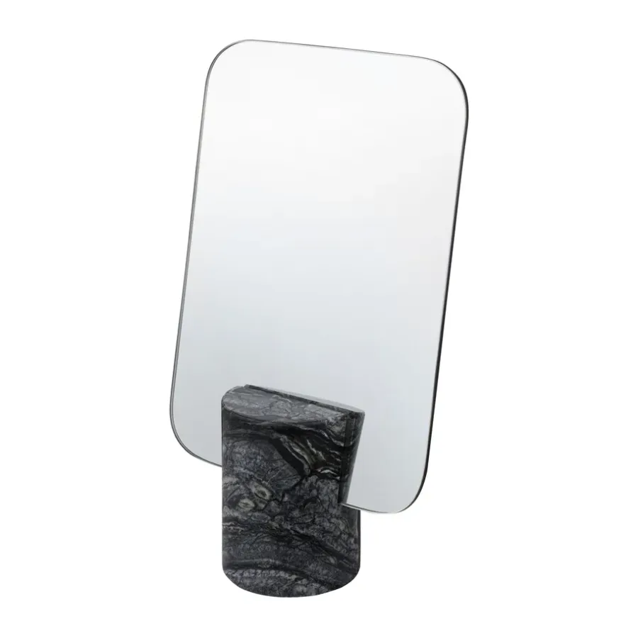 Mette Ditmer Marble tafelspiegel, Black-grey, 30 cm< Tafelspiegels