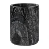 Mette Ditmer Marble tandeborstelbeker 10 cm, Zwart-grijs< Tandenborstelhouders