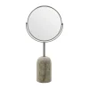 Meraki Marble tweezijdige spiegel, Beige< Tafelspiegels