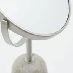 Meraki Marble tweezijdige spiegel, Beige< Tafelspiegels