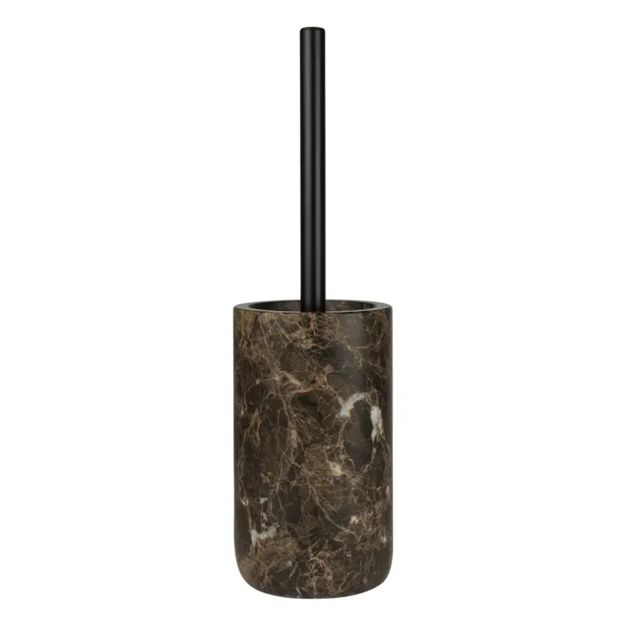 Mette Ditmer Marble wc-borstel 36 cm, Bruin< Toiletborstels