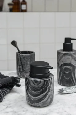 Mette Ditmer Marble zeeppomp 12,5 cm, Zwart-grijs< Zeepdispensers & Zeepschaaltjes