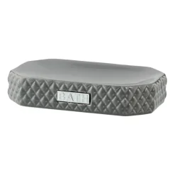 Lene Bjerre Marion zeepbakje 13,5x9 cm, Monument grey-silver< Zeepdispensers & Zeepschaaltjes