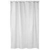 Etol Design Match douchegordijn 200 x 240 cm. (extra lang), wit< Douchegordijnen
