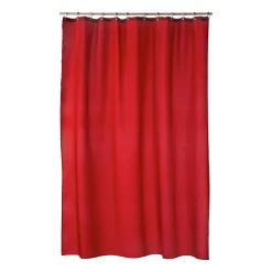 Etol Design Match Douchegordijn 200x240 cm, extra hoog (rood)< Douchegordijnen