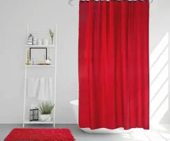 Etol Design Match Douchegordijn 200x240 cm, extra hoog (rood)< Douchegordijnen