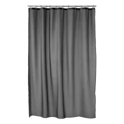 Etol Design Match Douchegordijn 200x240 cm, extra hoog (grafiet)< Douchegordijnen