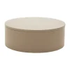 Mojoo Matt zwart gelakte opbergdoos Ø20x7 cm, Fawn< Dozen & Boxen