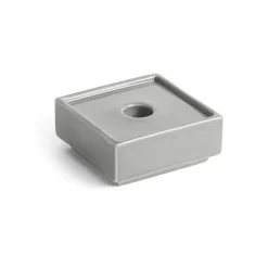 HAY Mattone kandelaar small, Light grey< Kaarsenhouders & Kaarsenborden
