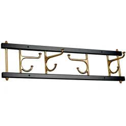 Essem Design Maxi 4 Dekorativ kapstok, Zwart-messing< Haken & Hangers