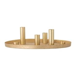 Bloomingville Maxime adventskandelaar Ø30 cm, Goud< Adventskandelaars & -Kaarsen