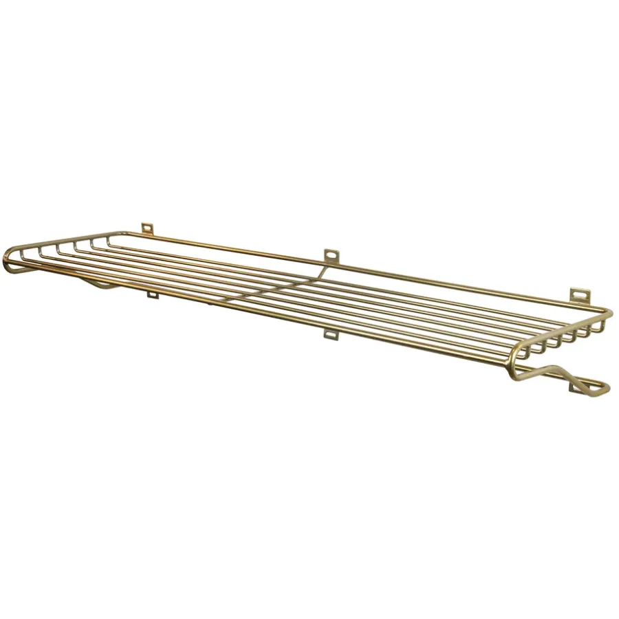 Maze Shoe Shelf L, messing< Schoenenrekken