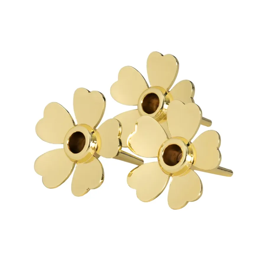 Design House Stockholm Me to You kaarsenhouder 3-pack, Goud< Kandelaars
