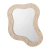 Bloomingville Meg wandspiegel 61x76 cm, Natuur< Wandspiegels