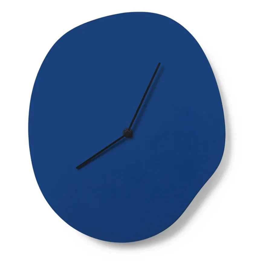 Ferm Living Melt wandklok 28x33 cm, Blue< Wandklokken