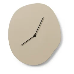 Ferm Living Melt wandklok 28x33 cm, Cashmere< Wandklokken