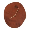 Ferm Living Melt wandklok 28x33 cm, Dark stained burl< Wandklokken