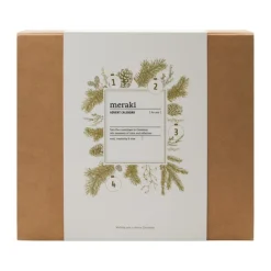 Meraki cadeauset-adventskalender, Donker hout, Northern dawn< Zeep & Crèmes