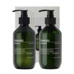 Meraki geschenkset, handzeep en handlotion, Cotton Haze< Zeep & Crèmes