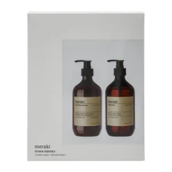 Meraki geschenkset handzeep en afwasmiddel, Exfoliërende Northern star, Blossom breeze< Zeep & Crèmes