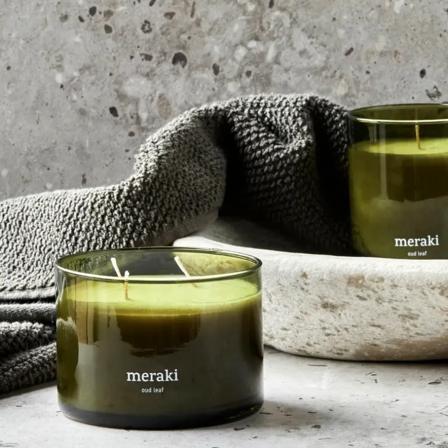 Meraki geurkaars, 60 uur, Oud leaf< Geurkaarsen & Aroma Diffusers
