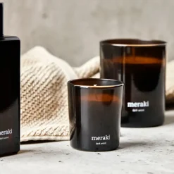 Meraki geurkaars 12 uur 2-pack, Dark wood< Geurkaarsen & Aroma Diffusers