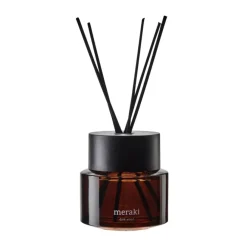 Meraki geurstokjes 100 ml, Dark wood< Geurkaarsen & Aroma Diffusers