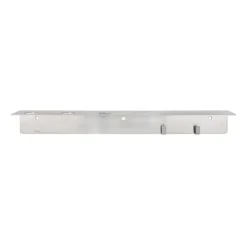 Meraki plank met flessenhanger en haak, Geborsteld staal< Planken & Planksystemen