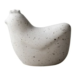 DBKD Mini kippen 8 cm, White dot< Paasdecoratie
