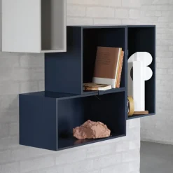 Muuto Mini stacked 2.0 clips - 5 pack, Nachtblauw< Planken & Planksystemen