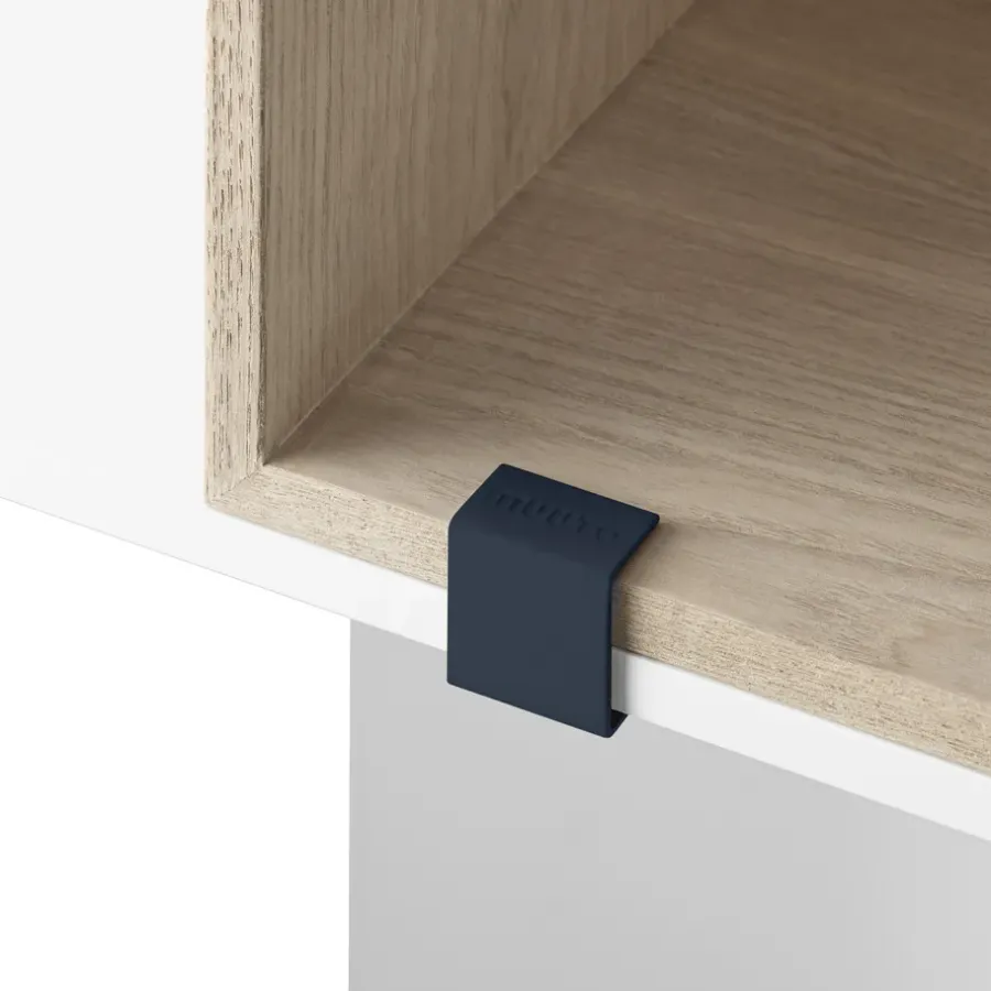 Muuto Mini stacked 2.0 clips - 5 pack, Nachtblauw< Planken & Planksystemen
