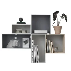 Muuto Mini stacked kast small, lichtgrijs< Planken & Planksystemen