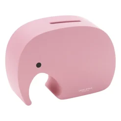 Georg Jensen Miniphant spaarpot 6x8,7 cm, Strawberry blush< Kinderkamer Interieuraccessoires|Kinderkamer Interieuraccessoires