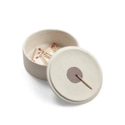 Serax Mira kandelaar/opbergdoos, Beige< Kandelaars