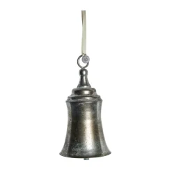 Lene Bjerre Missia bel 18 cm, Zilverkleurig< Kerstdecoraties
