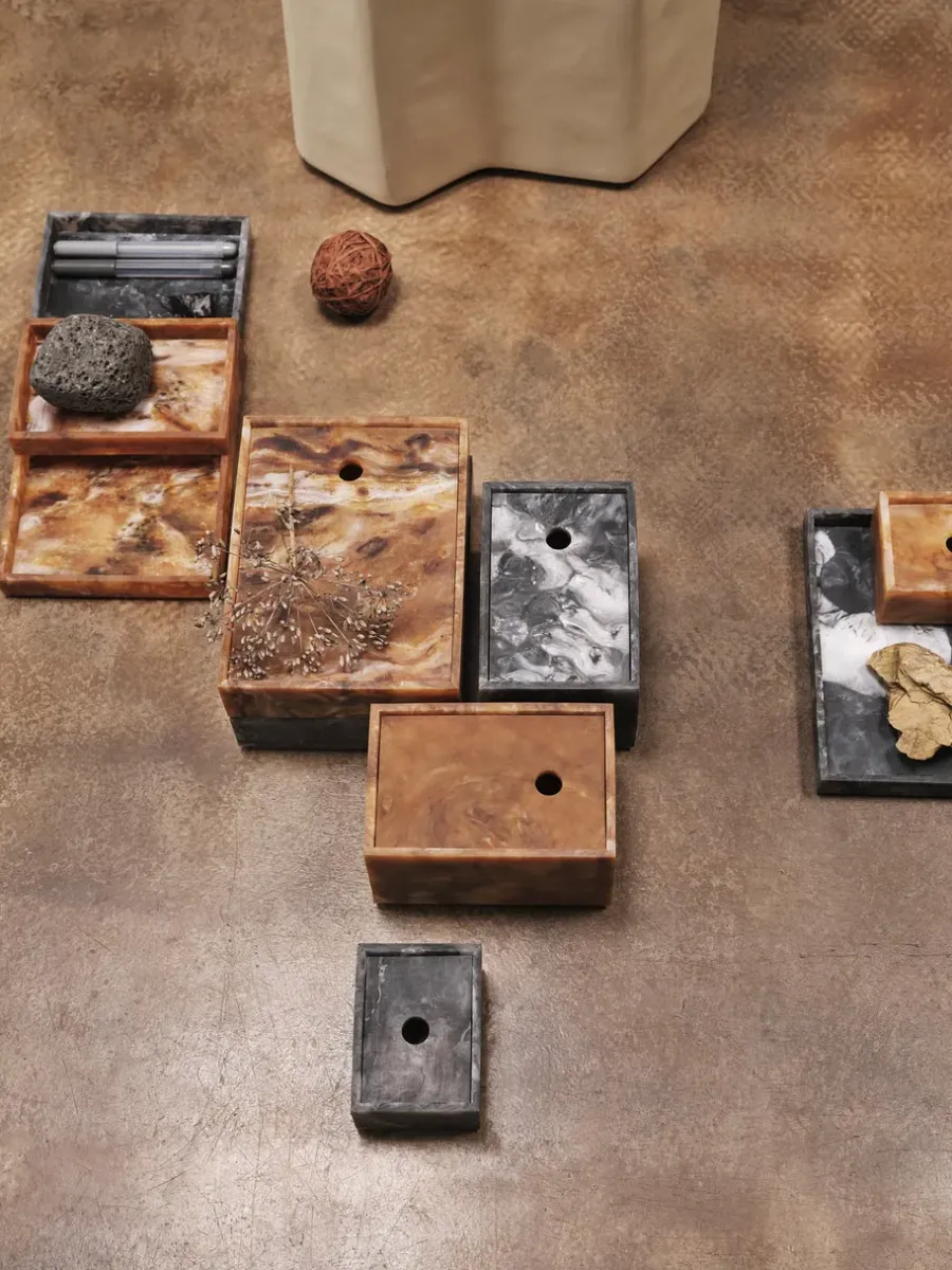 Ferm Living Mist opbergdoos 10x15 cm, Sugar kelp< Dozen & Boxen