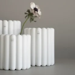 DBKD Mist pot large Ø19x27 cm, White< Bloempotten