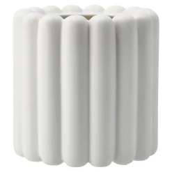 DBKD Mist pot small Ø19x19 cm, White< Bloempotten