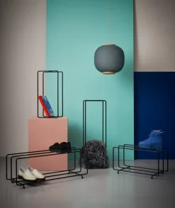 Maze Mixrack opbergrek L, Zwart< Tijdschriftenrekken