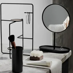 Blomus Modo make-upspiegel, Zwart< Tafelspiegels