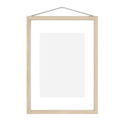 MOEBE essenhouten lijst A4 23,2x31,7 cm, Transparent, Wood, Black< Lijsten & Kaders