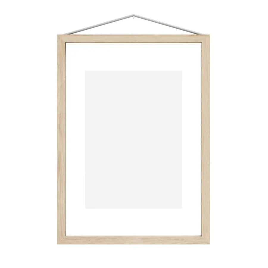 MOEBE essenhouten lijst A4 23,2x31,7 cm, Transparent, Wood, Black< Lijsten & Kaders