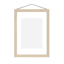 MOEBE essenhouten lijst A5 16,8x23,2 cm, Transparent, Wood, Black< Lijsten & Kaders