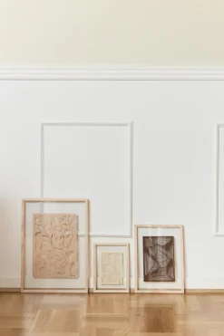 MOEBE essenhouten lijst A3 31,9x44,1 cm, Transparent, Wood, Black< Lijsten & Kaders