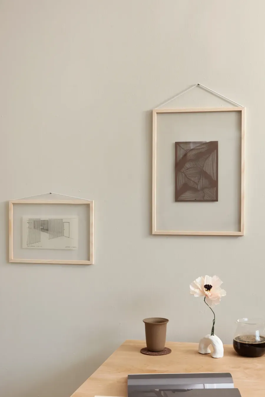 MOEBE essenhouten lijst A3 31,9x44,1 cm, Transparent, Wood, Black< Lijsten & Kaders