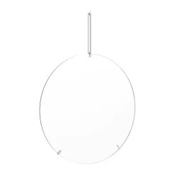 MOEBE muurspiegel Ø50 cm, Stainless steel< Wandspiegels