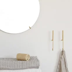 MOEBE Wall hook large, Matgoud< Haken & Hangers